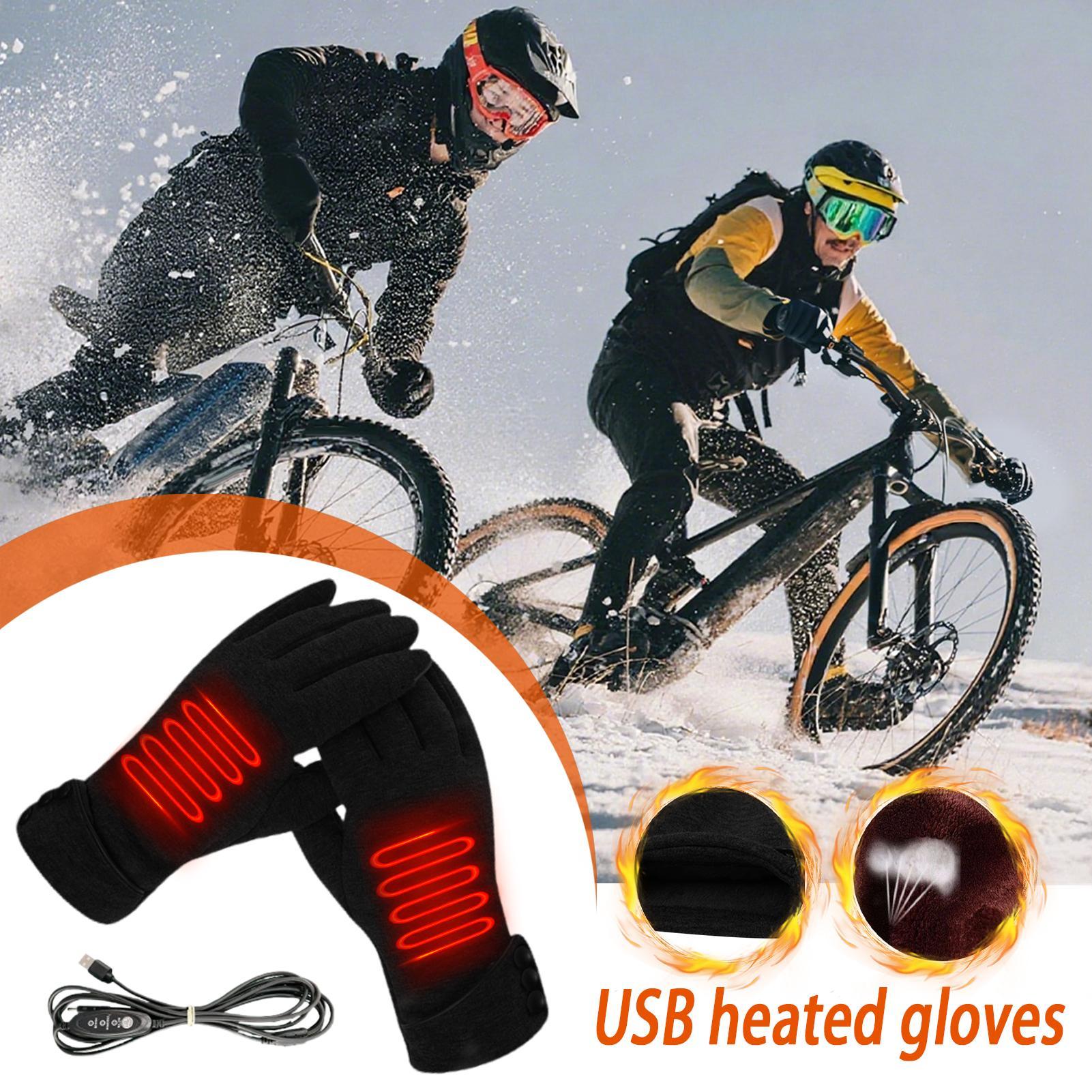 Heating Gloves 3-level USB Win - Winter Cycling Commute ulasan dan harga