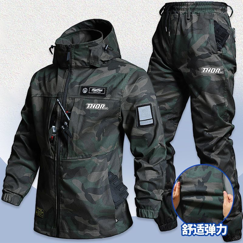 THORSOL Cycling Jacket Set Men - Cycling Commuter Jacket ulasan dan harga