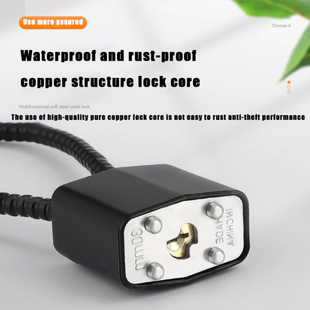 Durable Multifunctional Cable  - Cable Lock Flexible ulasan dan harga