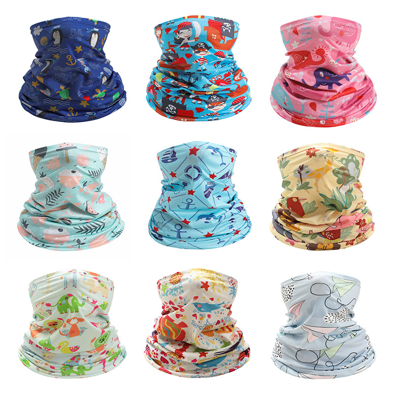 Kids Neck Cover Cute Ice Silk  - Cycling Loop ulasan dan harga