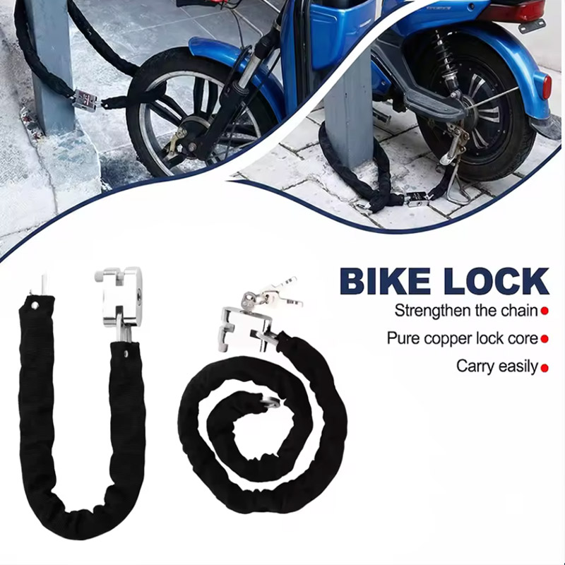 1.2M 2M 3M Motorcycle Bike Loc - Chain Lock Combination ulasan dan harga