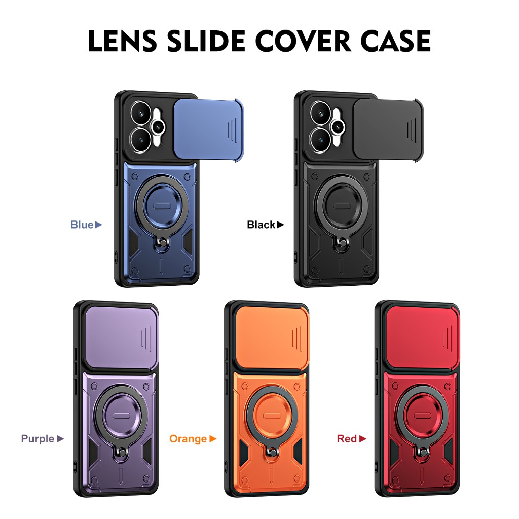 Armor Shockproof Phone Case wi - Kickstand Adjustable ulasan dan harga