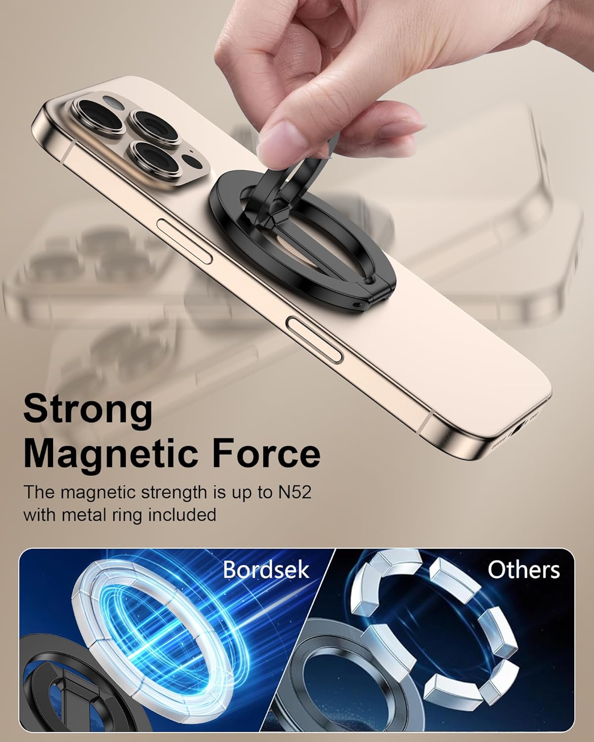 Phone Grip Holder Stand Dual-S - Kickstand Adjustable ulasan dan harga