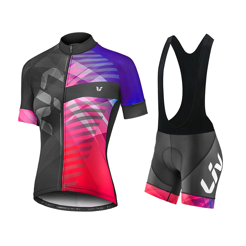 LIV Summer Cycling Jersey Bib  - Cycling Community ulasan dan harga