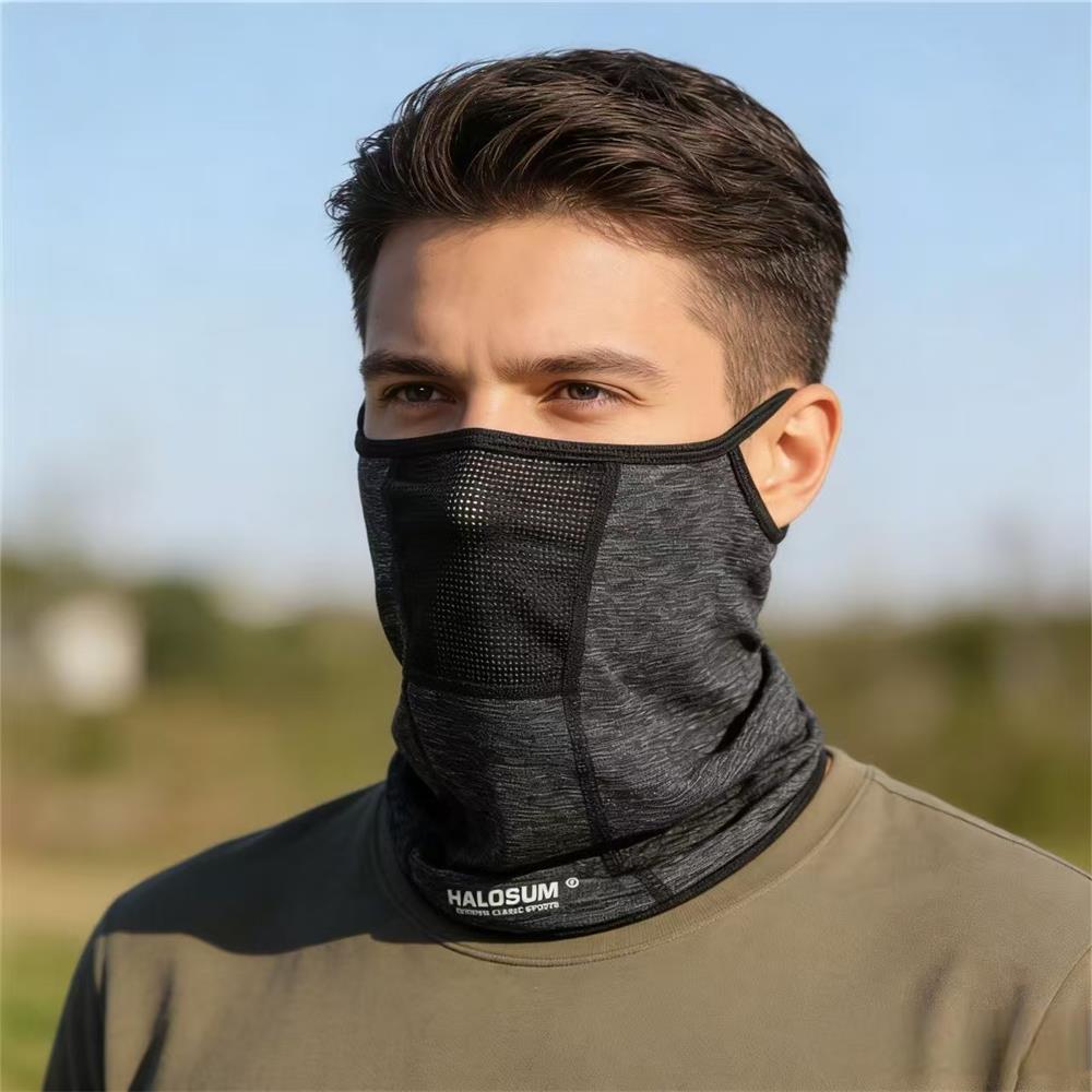 Ice Silk Breathable Mesh Face  - Cycling Loop ulasan dan harga