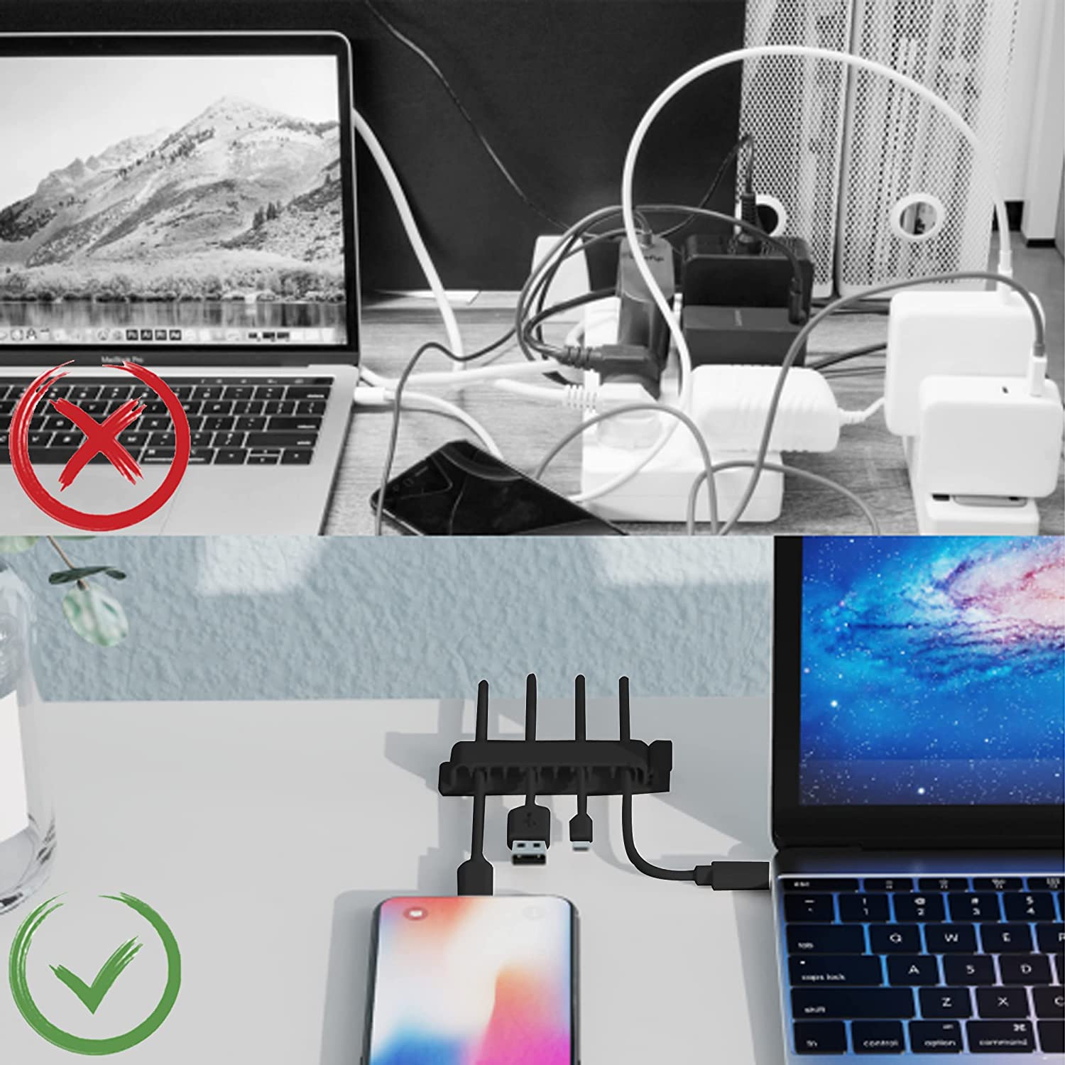 Cable Organizer Cord Managemen - Cable Lock Flexible ulasan dan harga
